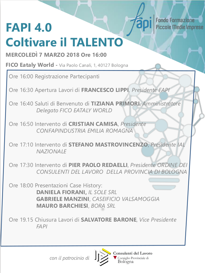 evento Fapi Fico Bologna